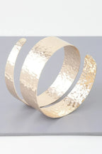 Hammered Wrap Around Cuff Bracelet | Mixtshop LLC