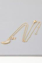 Jeweled Sun N Moon Necklace | Mixtshop LLC