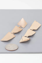 Triple Geometric Drop Earrings | Mixtshop LLC