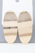 Shiny Curved Peel Earrings | Mixtshop LLC