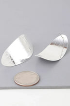 Shiny Curved Peel Earrings | Mixtshop LLC