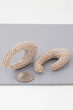 Bejeweled Abstract Oval Earrings | Mixtshop LLC