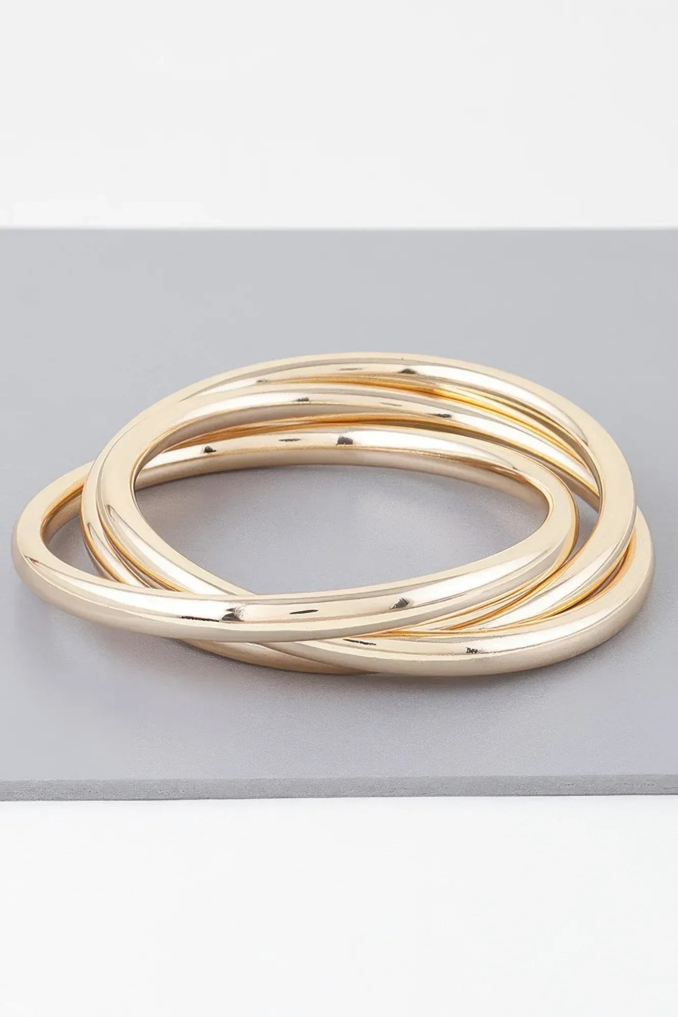 Triple Shiny Bangle Bracelet | Mixtshop LLC