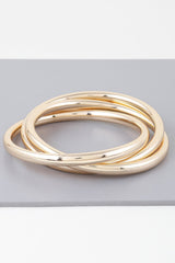 Triple Shiny Bangle Bracelet | Mixtshop LLC