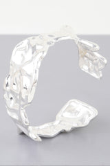 Abstract Ripple Open Cuff Bracelet | Mixtshop LLC