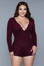 Nala Romper Burgundy | Mixtshop LLC