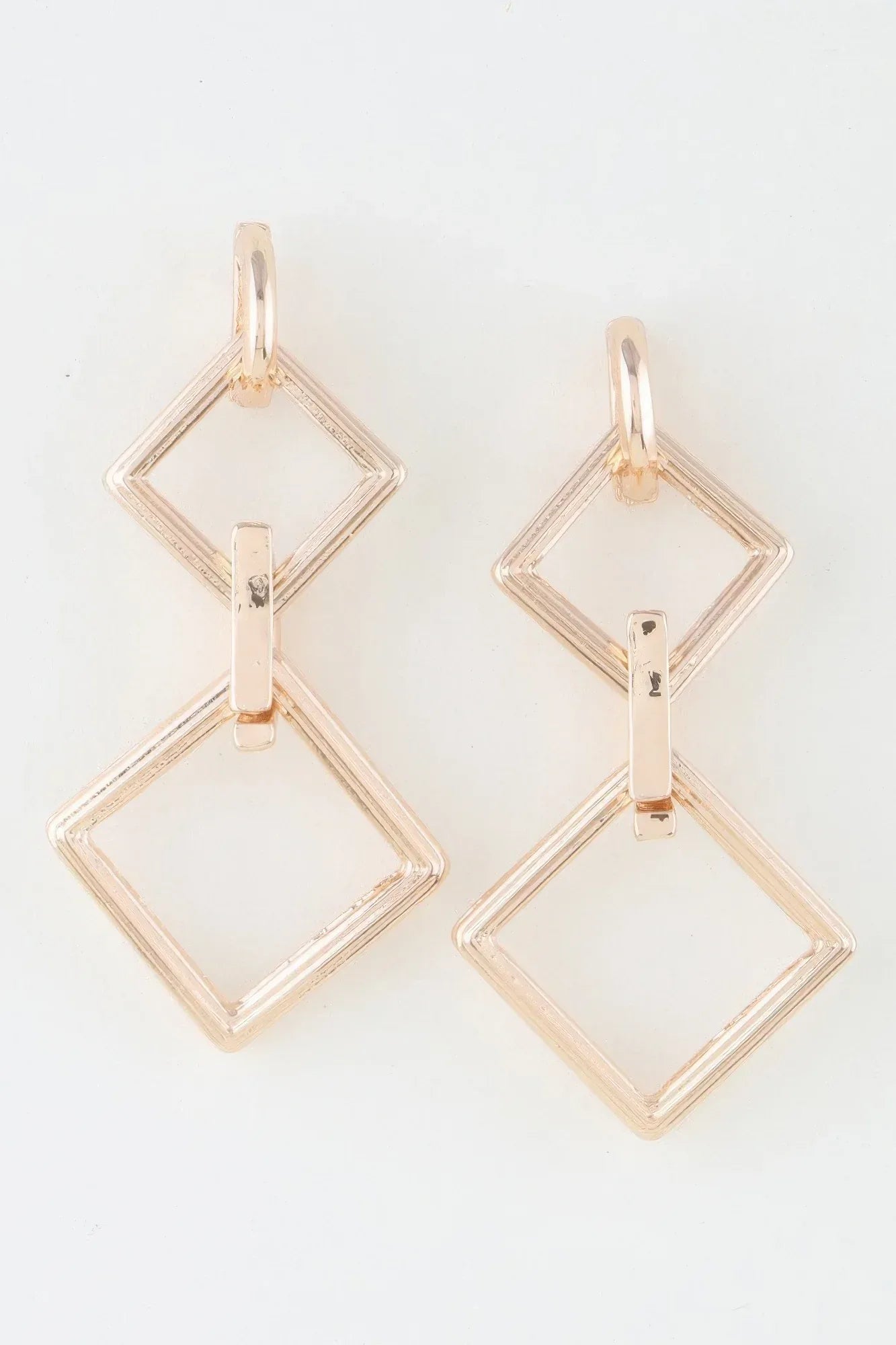 Diamond Chain Drop Earrings | Mixtshop LLC Main image