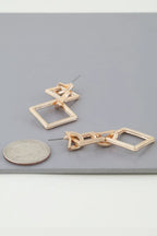 Diamond Chain Drop Earrings | Mixtshop LLC