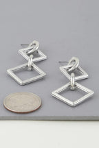 Diamond Chain Drop Earrings | Mixtshop LLC