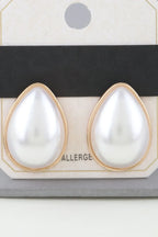 Modest Pearl Teardrop Earrings | Mixtshop LLC