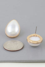 Modest Pearl Teardrop Earrings | Mixtshop LLC