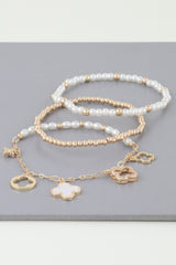 Multi Clover Charm Bracelet | Mixtshop LLC