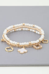 Multi Clover Charm Bracelet | Mixtshop LLC