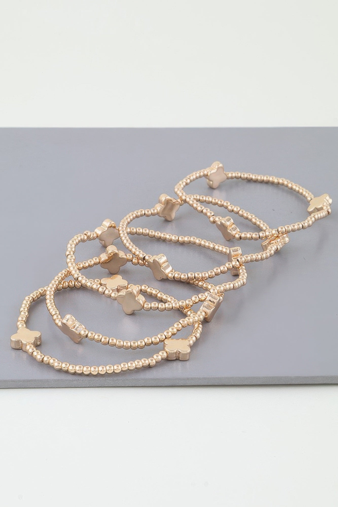 Multi Clover Beaded Bracelet | Mixtshop LLC