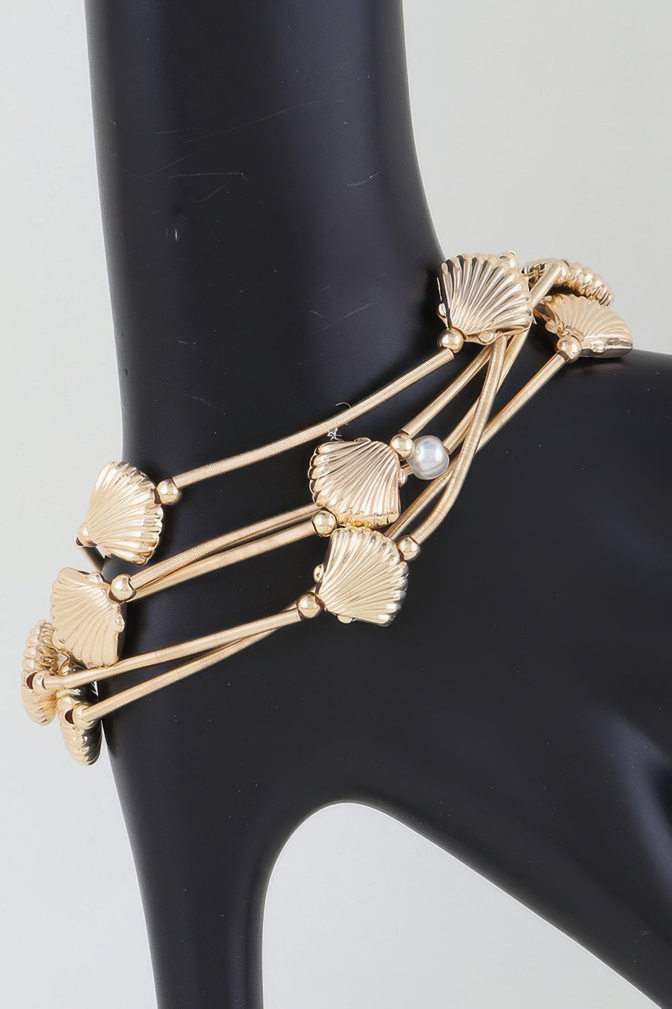 Multi Seashell Coil Bracelet | Mixtshop LLC