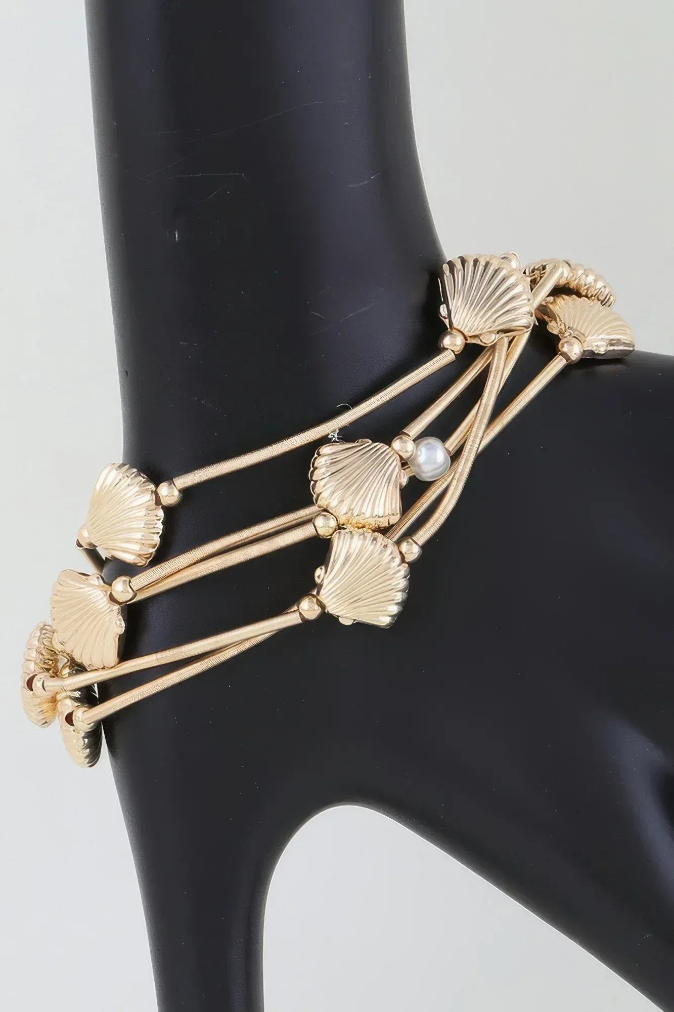 Multi Seashell Coil Bracelet | Mixtshop LLC