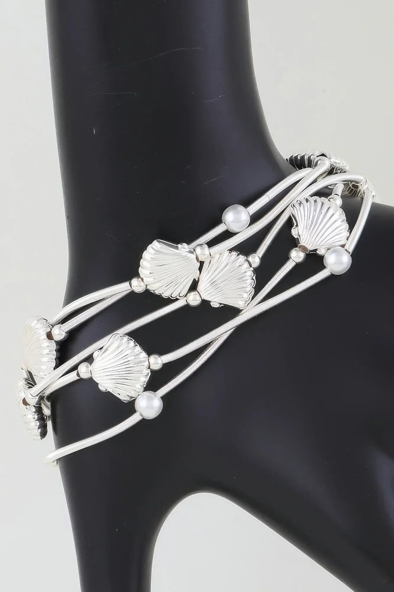 Multi Seashell Coil Bracelet | Mixtshop LLC