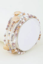 Multi Seashell Beaded Bracelet | Mixtshop LLC
