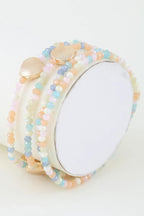 Multi Seashell Beaded Bracelet | Mixtshop LLC