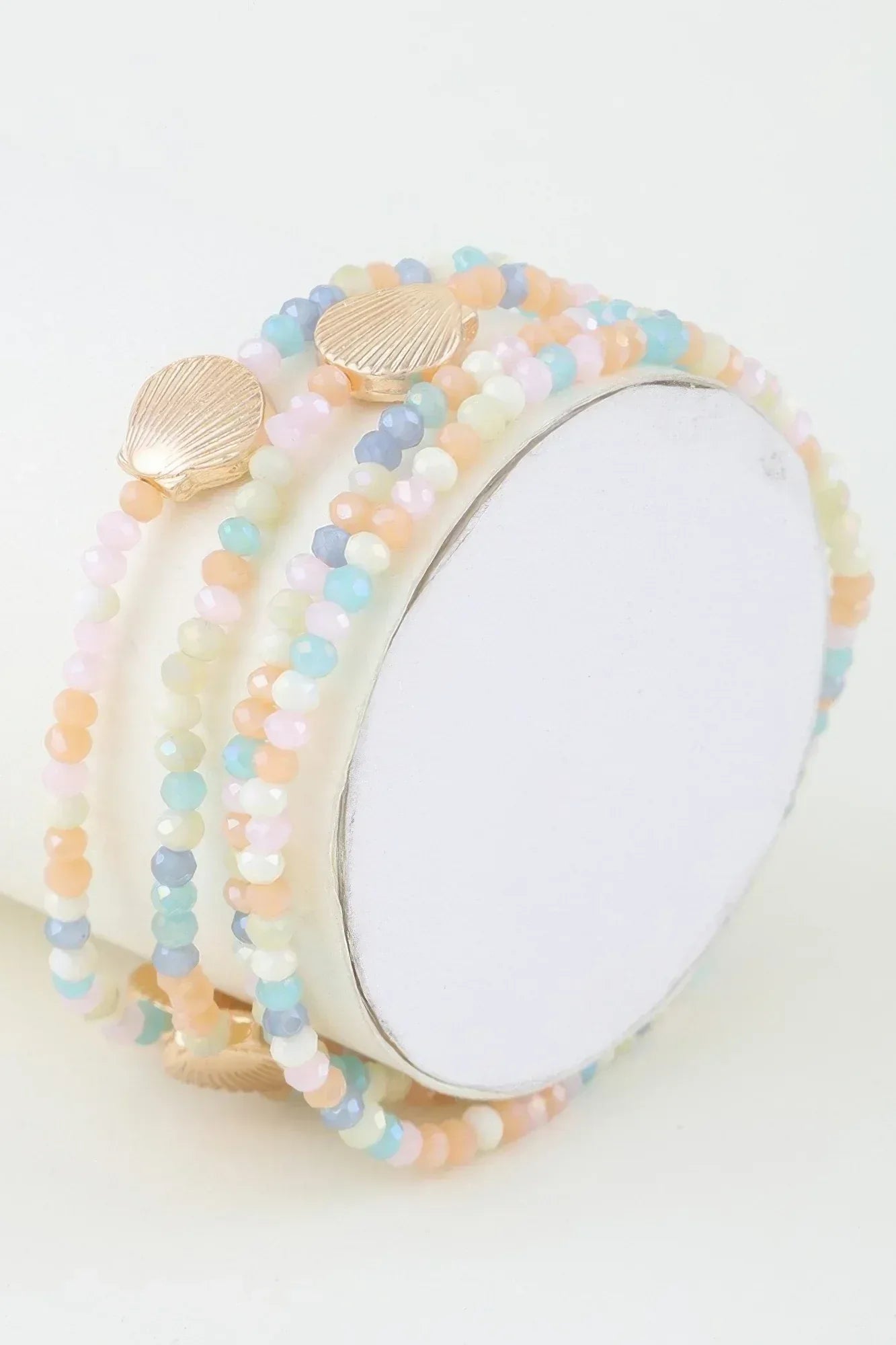 Multi Seashell Beaded Bracelet | Mixtshop LLC