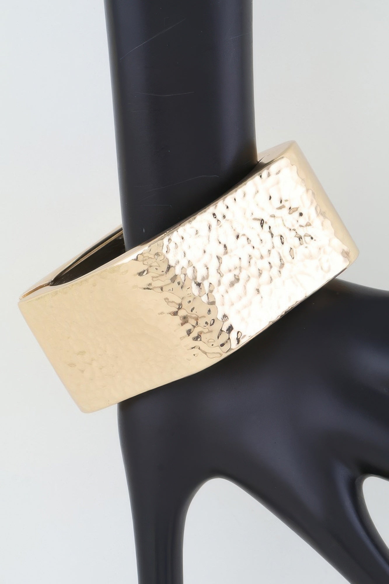 Hammered Wide Cubic Cuff Bracelet | Mixtshop LLC