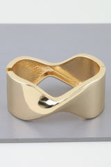 Shiny Twisted Cuff Bracelet | Mixtshop LLC
