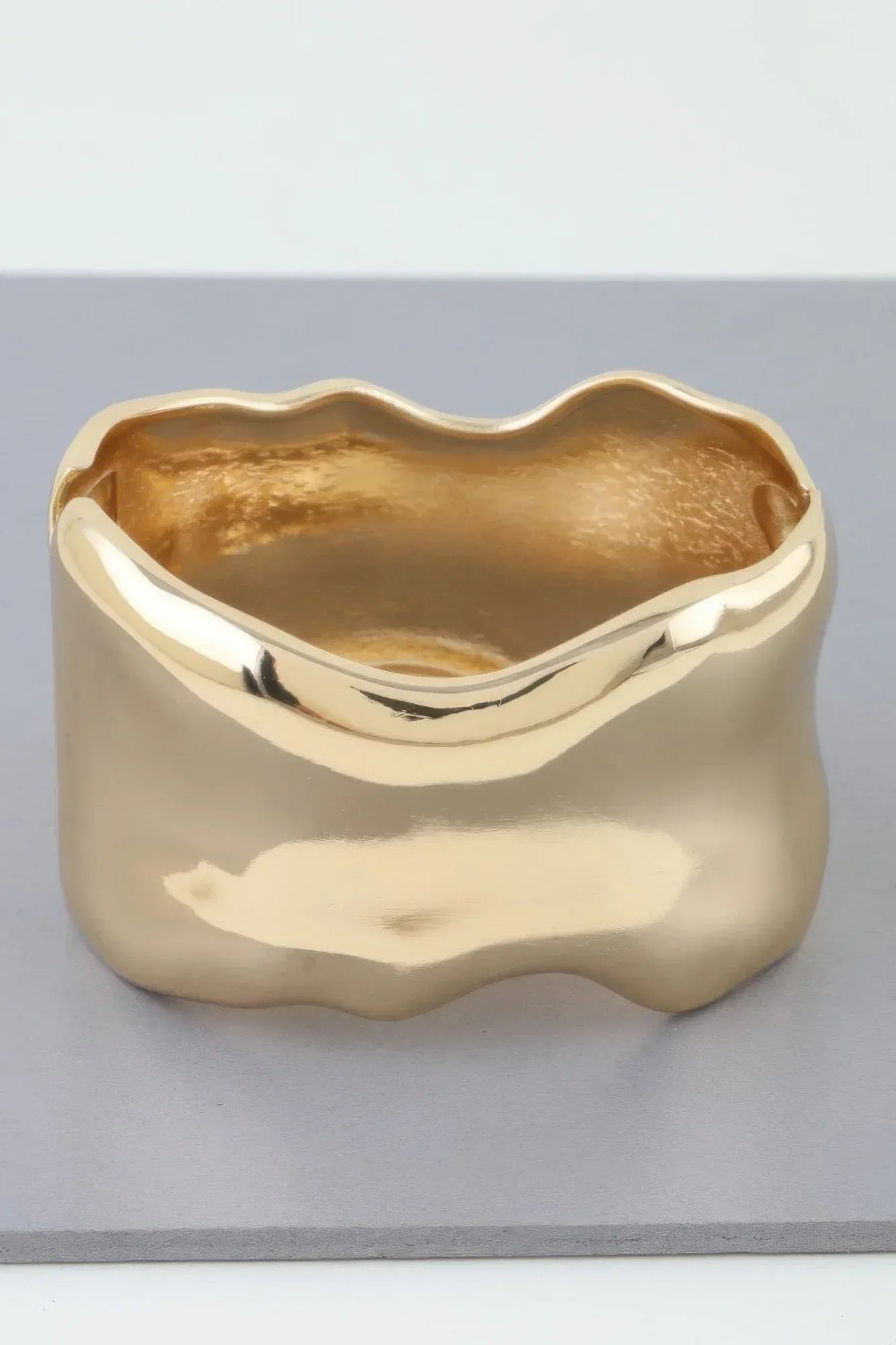 Shiny Ripple Cuff Bracelet | Mixtshop LLC