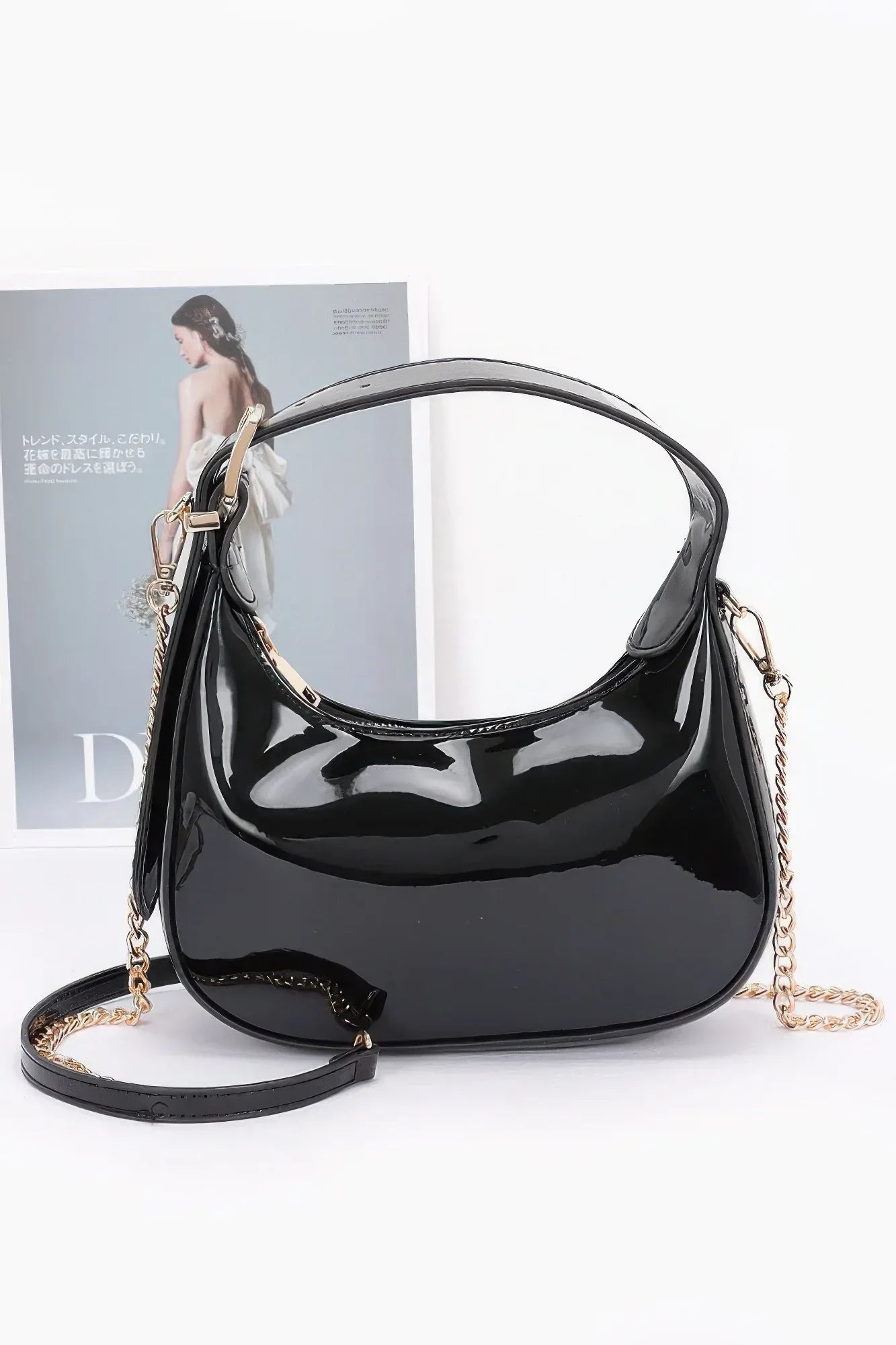 Enamel Hobo Bag | Mixtshop LLC Main image