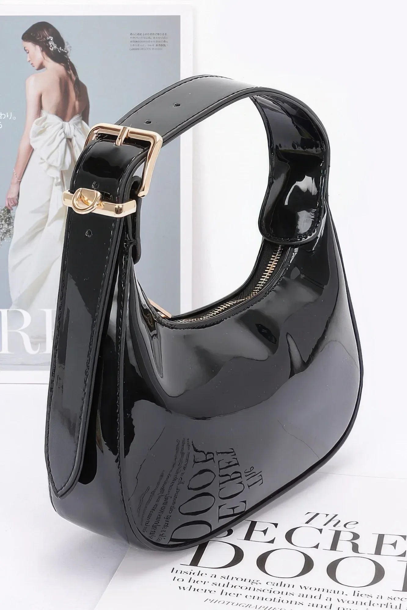 Enamel Hobo Bag Secondary image