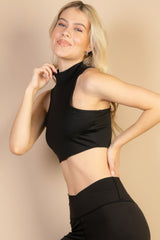 High Neck Sleeveless Top | Mixtshop LLC