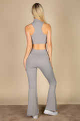 High Neck Sleeveless Top | Mixtshop LLC