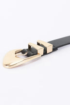 Faux Leather Multi Metal Buckle Belt | Mixtshop LLC
