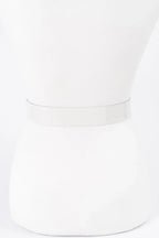Heart Shape Metal Buckle Clear Belt | Mixtshop LLC
