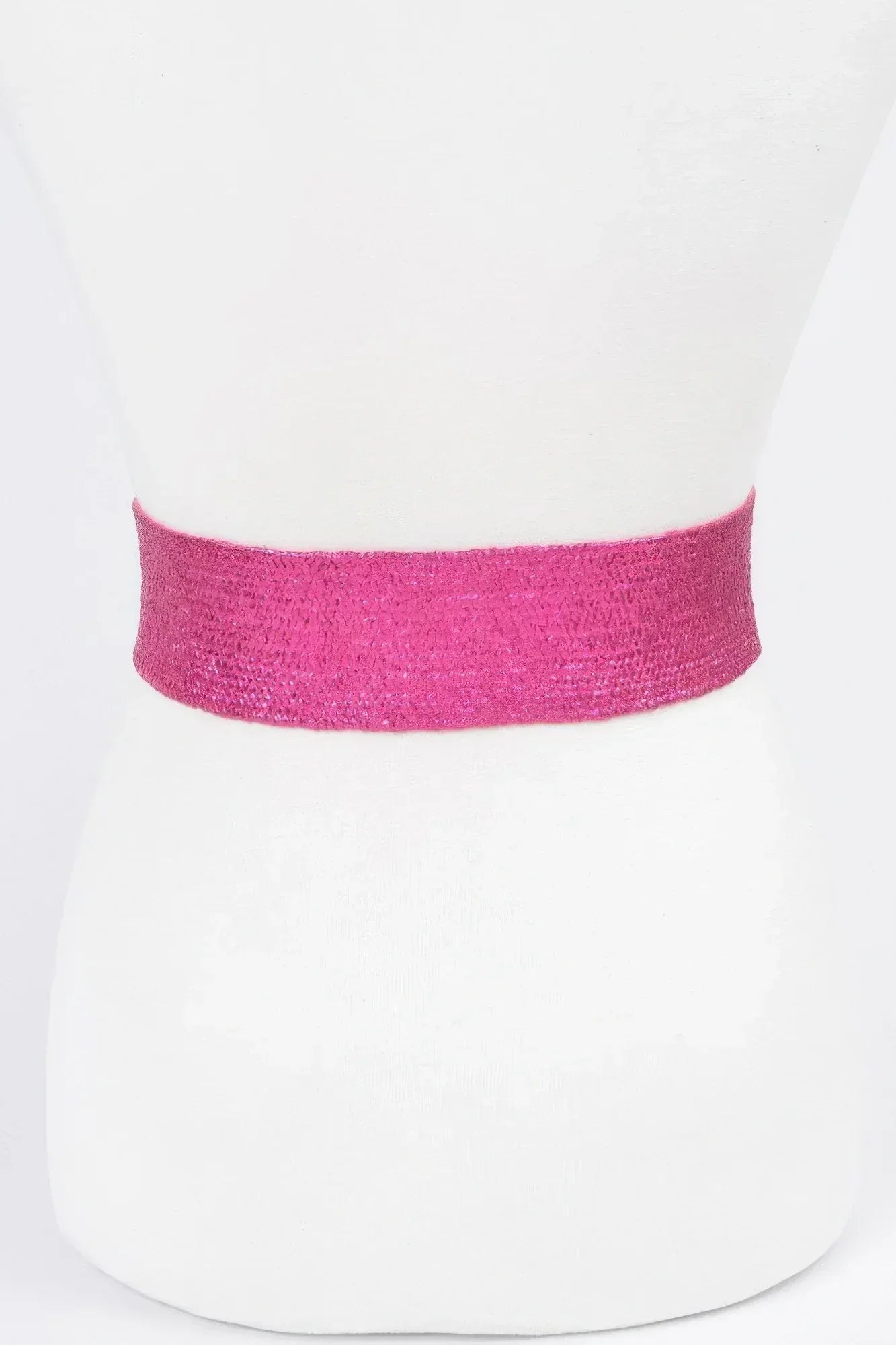Multi Stone Metallic Straw Stretch Belt | Mixtshop LLC