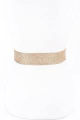 Round Metal Buckle Stretch Belt | Mixtshop LLC