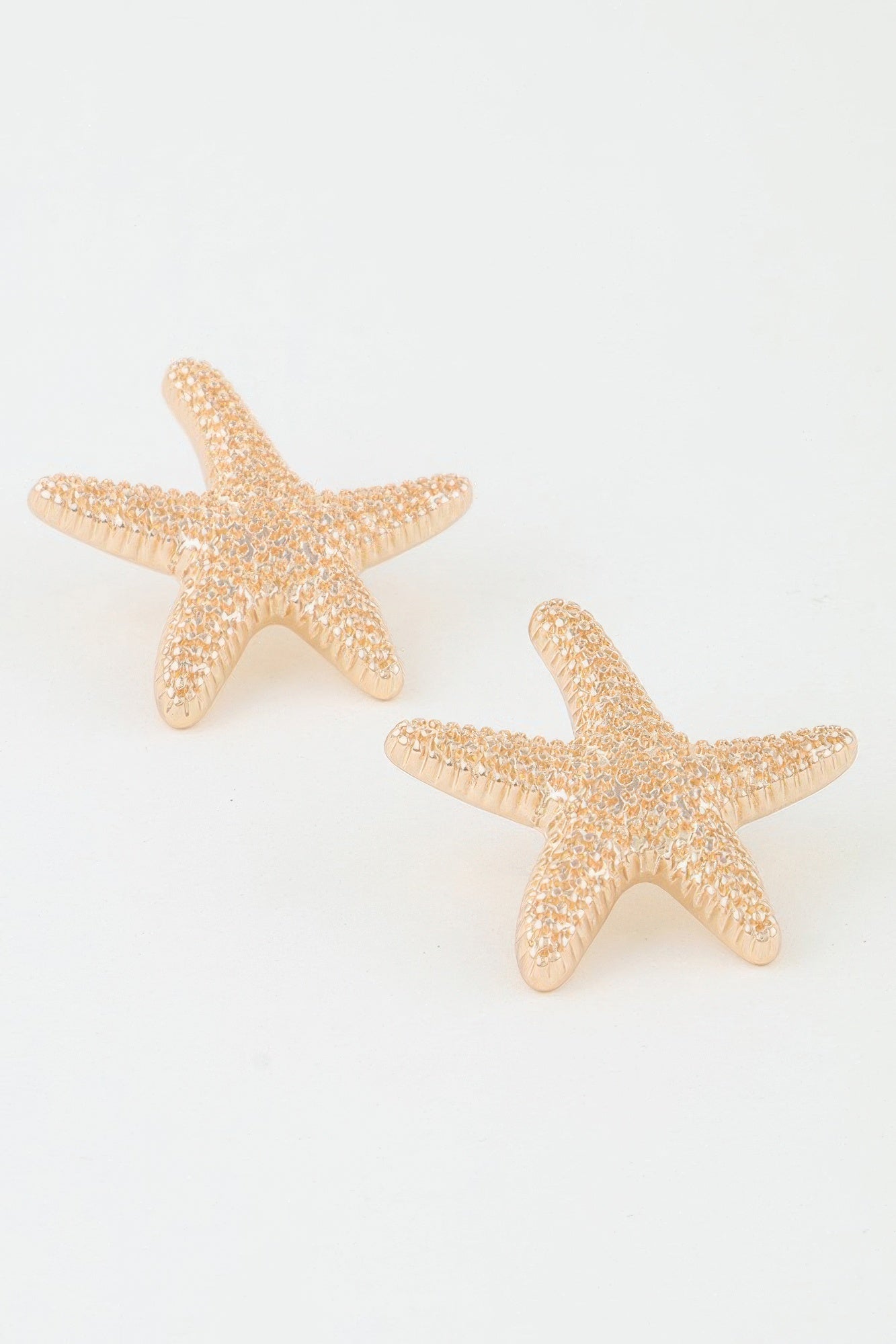 Hammered Starfish Stud Earrings | Mixtshop LLC