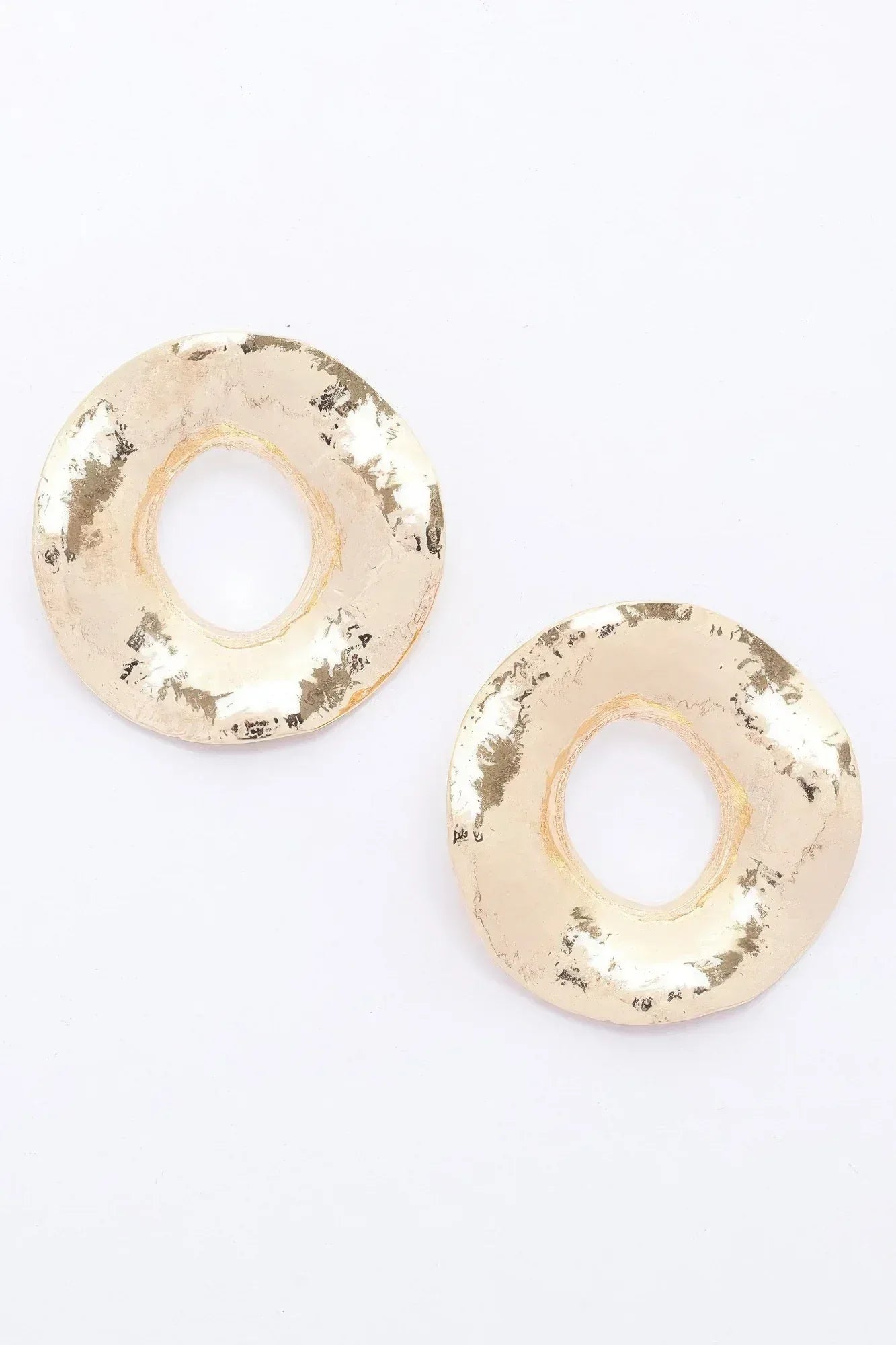Metal Gold Dip Earring | Mixtshop LLC Main image
