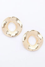 Metal Gold Dip Earring | Mixtshop LLC