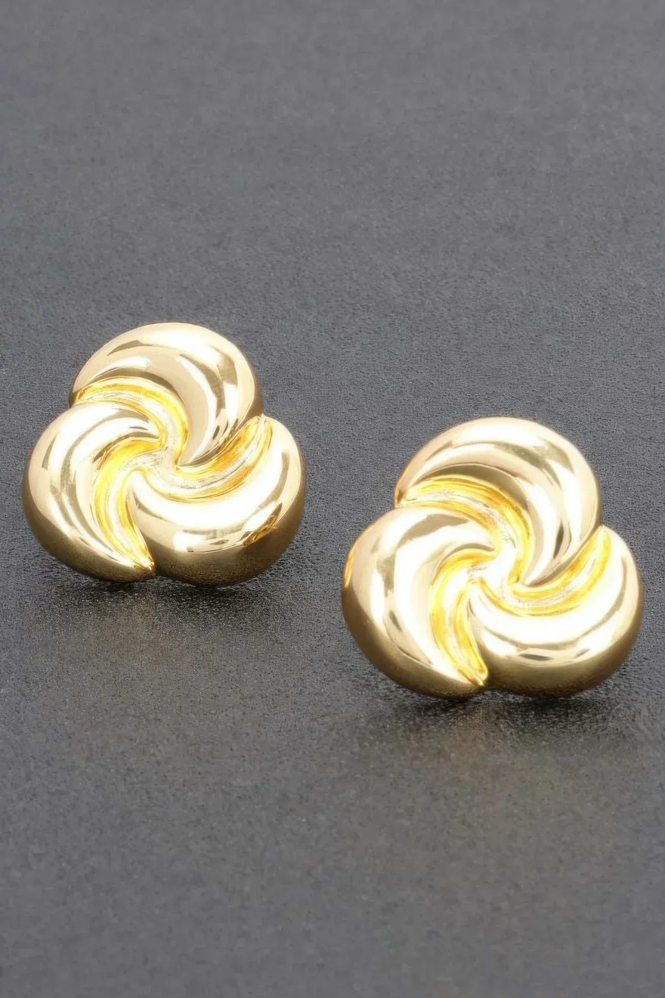 Metal Gold Dip Earring | Mixtshop LLC Main image