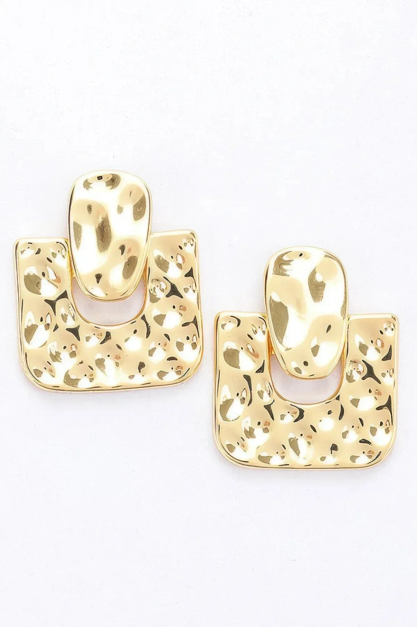 Metal Gold Dip Earring | Mixtshop LLC Main image