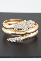 Bejeweled Snake Wrap Cuff Bracelet | Mixtshop LLC