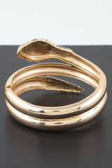 Bejeweled Snake Wrap Cuff Bracelet | Mixtshop LLC