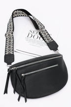 Faux Leather Crossbody Bag Belt | Mixtshop LLC