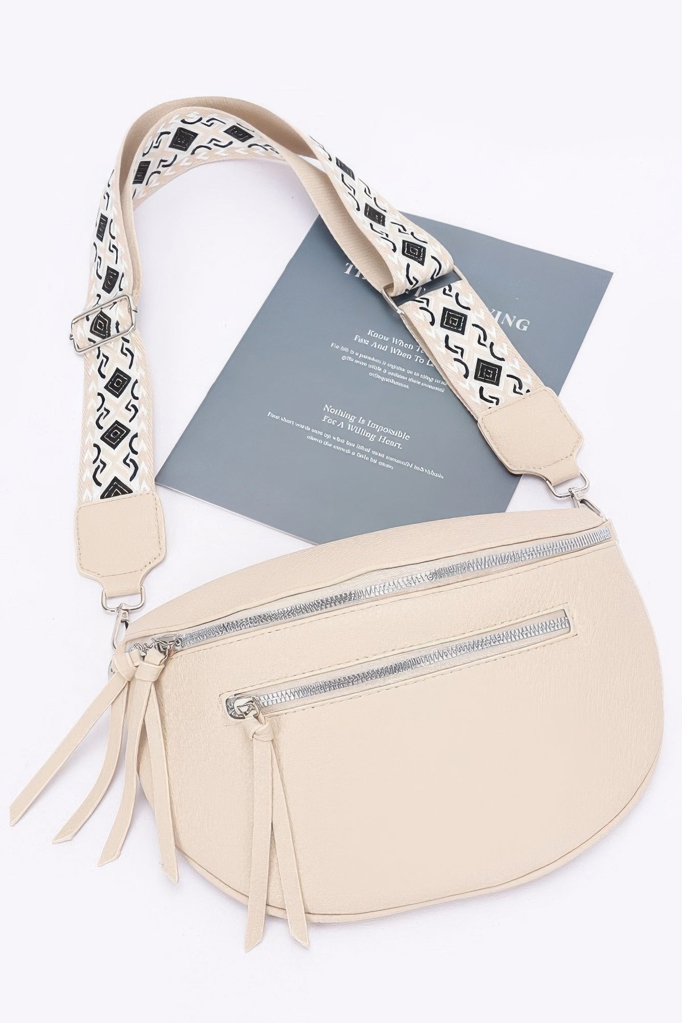 Faux Leather Crossbody Bag Belt | Mixtshop LLC
