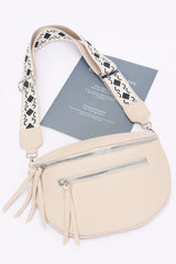 Faux Leather Crossbody Bag Belt | Mixtshop LLC