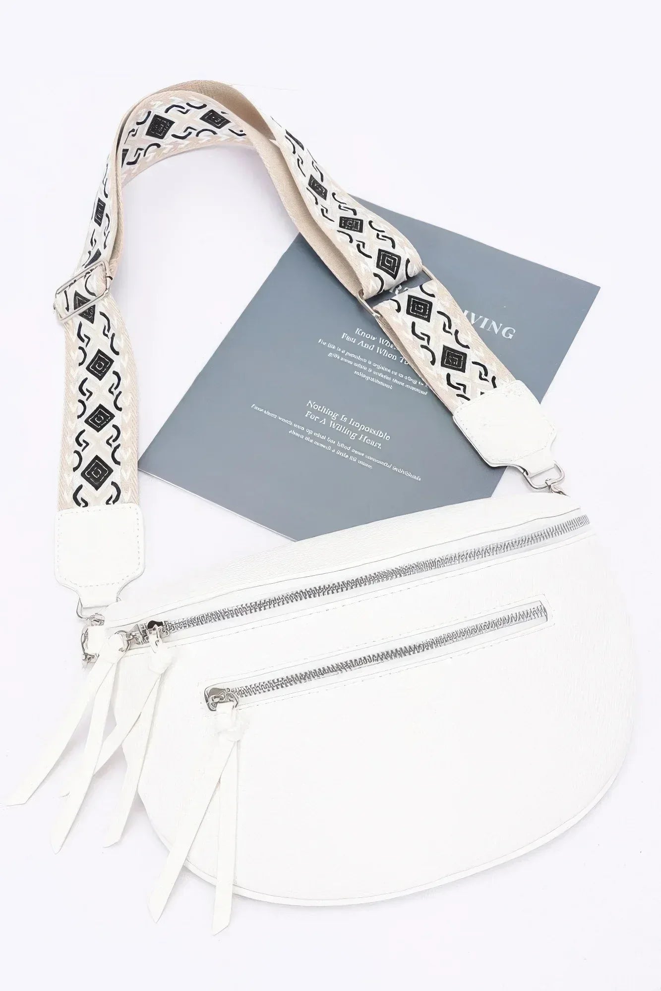 Faux Leather Crossbody Bag Belt | Mixtshop LLC