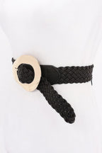 Metal Buckle Braided Belt | Mixtshop LLC