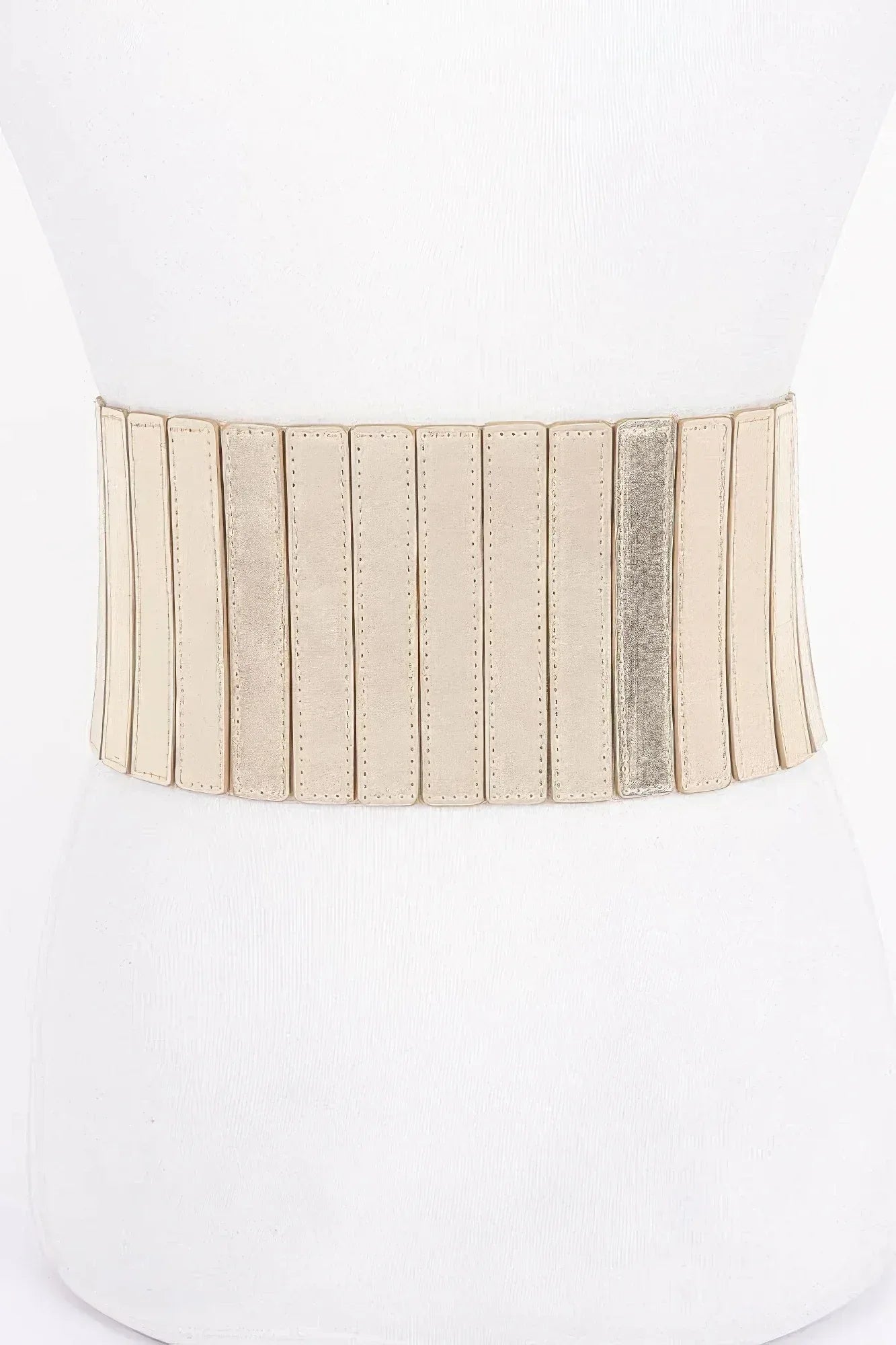 Multi Pu Zip Front Elastic Belt | Mixtshop LLC
