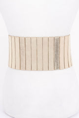 Multi Pu Zip Front Elastic Belt | Mixtshop LLC