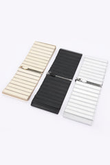 Multi Pu Zip Front Elastic Belt | Mixtshop LLC